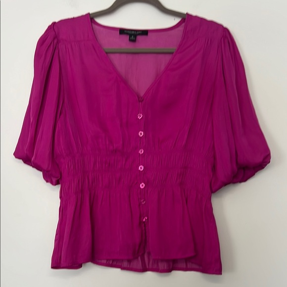 Marc New York Pink Blouse Chic‎ and Versatile - Picture 1 of 6